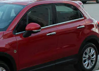 Fiat 500X 2014-2024 Molduras de ventana acero inoxidable (4 uds) foto 1