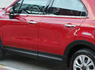 Fiat 500X 2014-2024 Molduras de ventana acero inoxidable (4 uds) foto 3