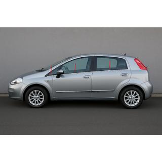 Molduras de ventanas Carmos (6 uds, acero inoxidable) Fiat Punto Grande/EVO 2006-2018 foto 1
