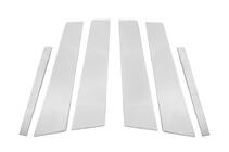 BMW Serie 5 G30/G31 2017–2023 Cubiertas de pilares de puerta en acero inoxidable (6 piezas) foto 2