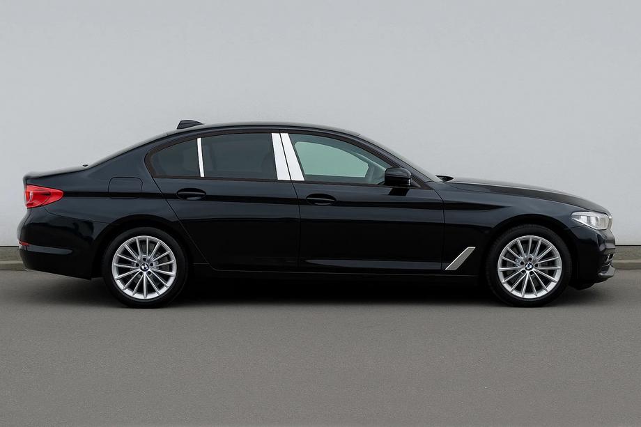BMW Serie 5 G30/G31 2017–2023 Cubiertas de pilares de puerta en acero inoxidable (6 piezas) Image