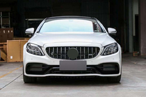 Mercedes C-class W205 2014-2021 Kit de carrocería con difusor (diseño AMG C63 2018-2021) foto 5