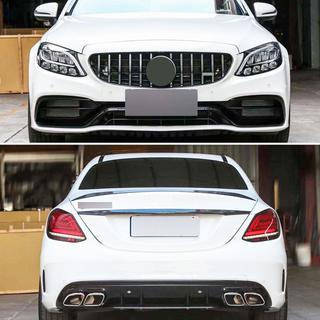 Kit de carrocería con difusor (diseño AMG C63 2018-2021) foto 3