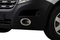 Opel Movano 2010-2021 Cubiertas para faros antiniebla Carmos (2 uds., acero inoxidable) foto 1