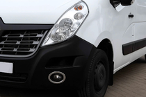 Nissan NV400 2010-2024 Cubiertas para faros antiniebla Carmos (2 uds., acero inoxidable) foto 3