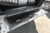 Toyota Land Cruiser 200 2007-2021 Juego de insertos de maletero en acero inoxidable foto 3