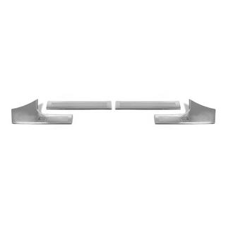 Protecciones de umbral interior de acero inoxidable Carmos (4 uds) Peugeot 408 2022- foto 1