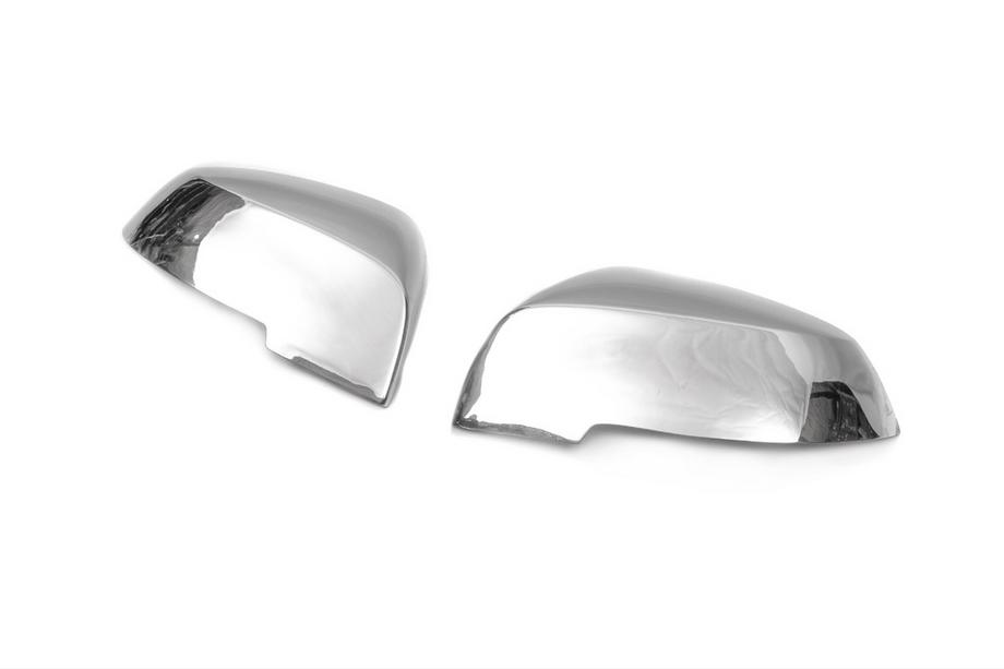 BMW X1 F48 2015-2022 Cubiertas de Espejos (2 uds, Acero Inoxidable) Carmos Foto 4