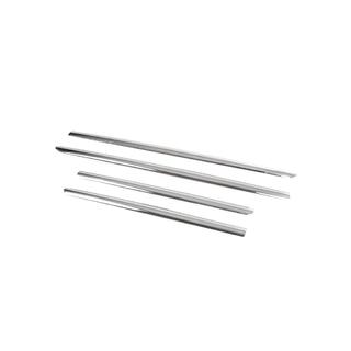 Molduras Exteriores de Ventanas Acero Inoxidable (Sedan, 4 uds) Renault Symbol 1999-2008 foto 4