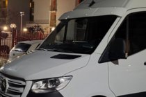 Volkswagen Crafter 2006-2016 Visera de parabrisas en el marco (Blanco, 5mm) foto 6