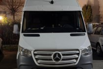 Volkswagen Crafter 2006-2016 Visera de parabrisas en el marco (Blanco, 5mm) foto 4