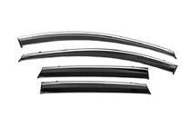 Volkswagen ID.4 2020- Deflectores de Ventana con Moldura Cromada Niken Luxury (4 uds) foto 2