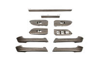 Toyota Land Cruiser Prado 150 2009-2023 Juego de inserciones en acabado madera oscura foto 1