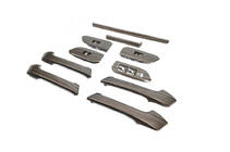 Toyota Land Cruiser Prado 150 2009-2023 Juego de inserciones en acabado madera oscura foto 2