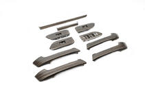 Toyota Land Cruiser Prado 150 2009-2023 Juego de inserciones en acabado madera oscura foto 3