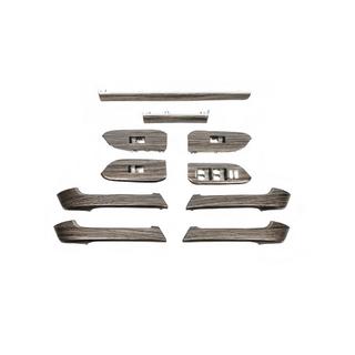 Juego de inserciones en acabado madera oscura Toyota Land Cruiser Prado 150 2009-2023 foto 1