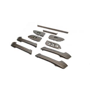 Juego de inserciones en acabado madera oscura Toyota Land Cruiser Prado 150 2009-2023 foto 2