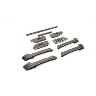 Juego de inserciones en acabado madera oscura Toyota Land Cruiser Prado 150 2009-2023 foto 3
