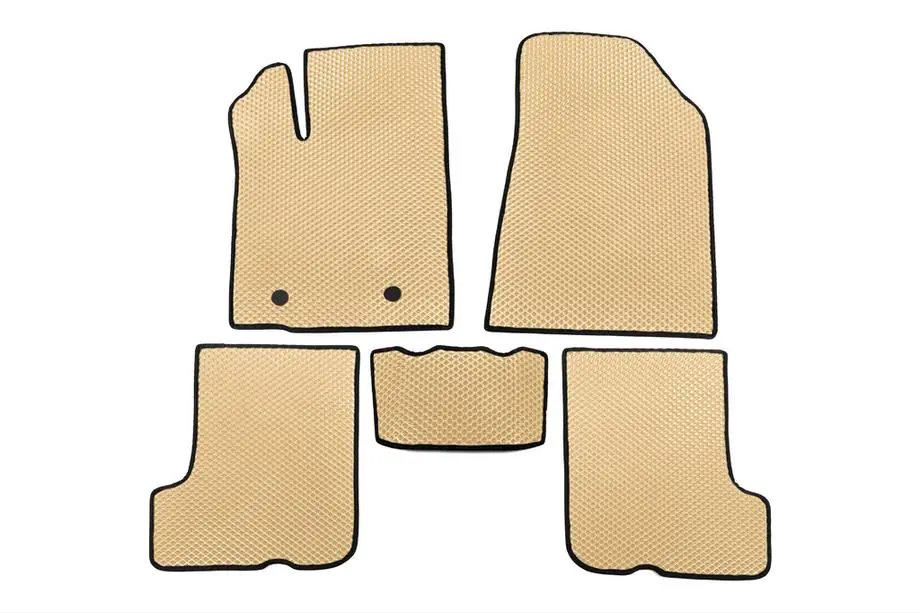 Renault Sandero 2007-2013 Alfombrillas EVA (Beige) Image