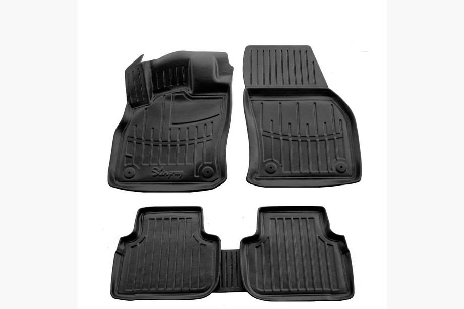 Audi Q3 2019–2025 Alfombrillas de goma Stingray 3D (5 uds, poliuretano) Image