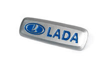 Lada Emblema de aluminio para alfombrillas (1 ud) foto 2