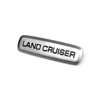 Land Cruiser Insignia de aluminio para alfombrillas (1ud) foto 2