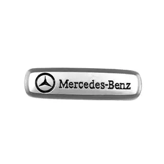 Mercedes Emblema de aluminio para alfombrillas (1 ud) foto 1