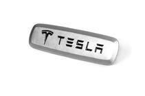 Tesla Emblema de aluminio para alfombrillas (1 ud) foto 2