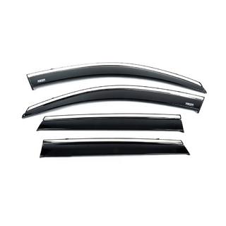 Deflectores de ventana con moldura cromada (4 uds, Niken) Kia Sorento II XM 2009-2014 foto 4