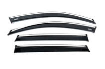 Skoda Kamiq 2019- Deflectores de ventana con moldura cromada (2019-2023, 4 uds, Niken) foto 2