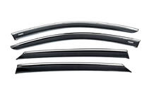 Opel Astra L 2022- Deflectores de ventana con moldura cromada (4 uds, Niken) foto 1
