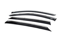 Opel Astra L 2022- Deflectores de ventana con moldura cromada (4 uds, Niken) foto 2