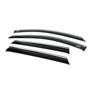 Deflectores de ventana con moldura cromada (4 uds, Niken) Hyundai I-20 2020- foto 2
