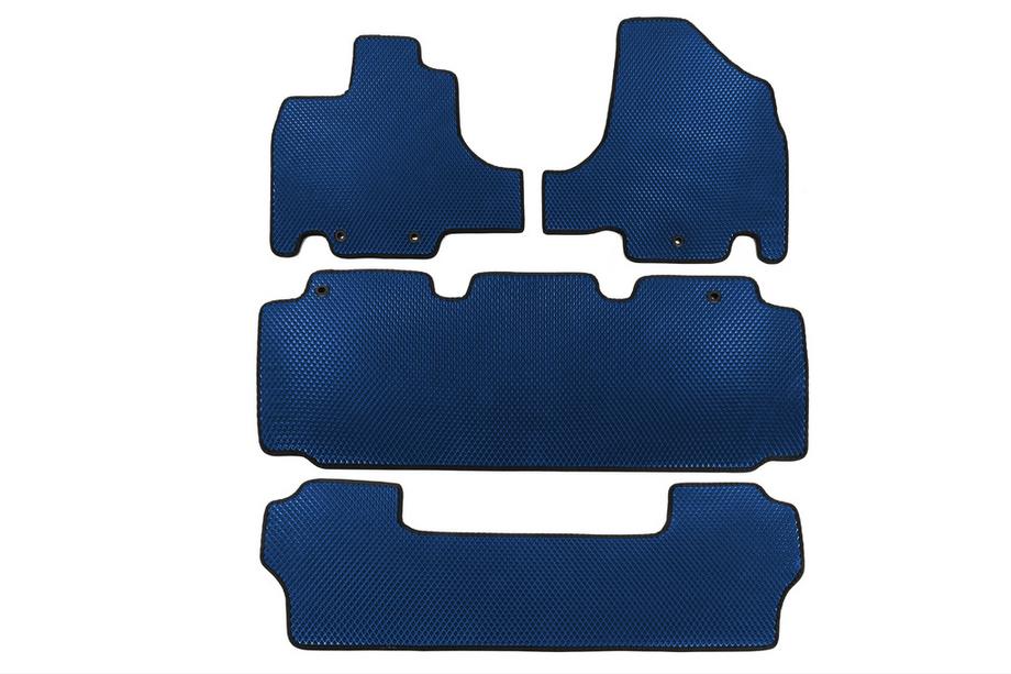 Honda Odyssey 2010–2017 Alfombrillas (3 Filas, EVA, Azul) Image