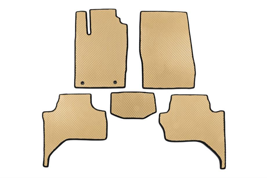 Mitsubishi L200 2015-2024 Alfombrillas EVA (Long base, Beige) Image