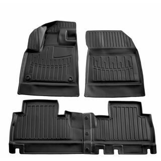 Alfombrillas de goma Stingray 3D (sin reposabrazos) (4 uds) Fiat Doblo III 2023-