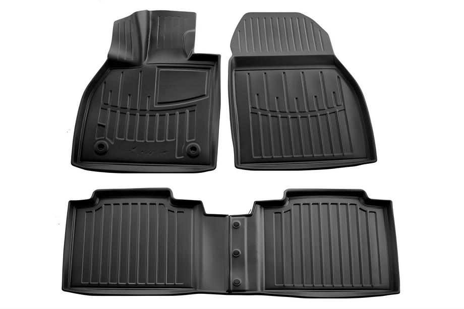 Toyota bZ4X 2022- Alfombrillas de goma Stingray 3D (4 uds, poliuretano) Image