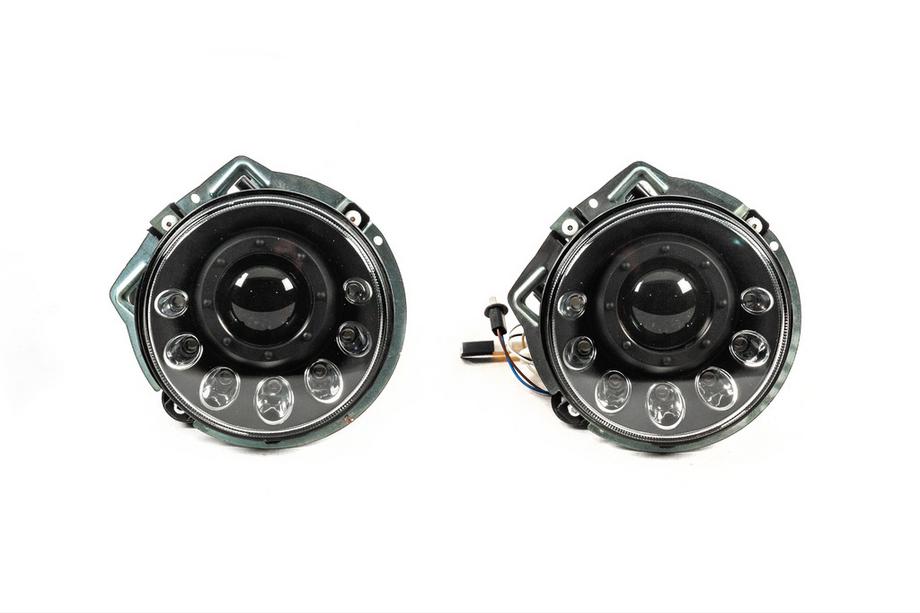 Mercedes G class W463 1990-2018 Faros Delanteros Manor Black LED (2006-2017) Image