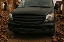 Mercedes Sprinter W906 2006–2018 Parrilla delantera Exclusive 2013-2018 (imprimada para pintar) foto 1