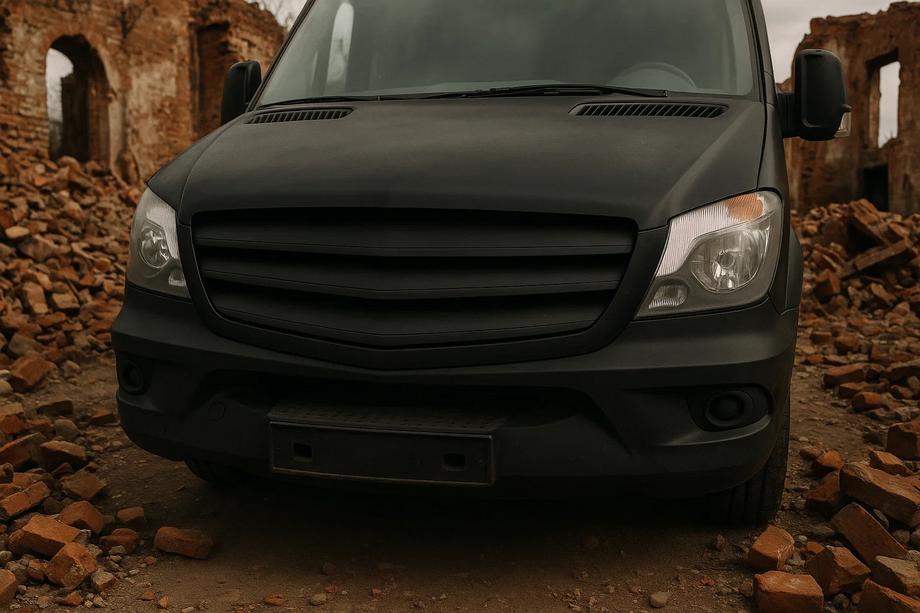 Mercedes Sprinter W906 2006–2018 Parrilla delantera Exclusive 2013-2018 (imprimada para pintar) Image