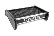 Volkswagen Crafter 2016- Estante para salpicadero (Negro con costura negra) foto 2