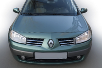 Renault Megane II 2004-2009 Cubiertas de Parrilla Cromadas (Modelo 2004-2006, 6 piezas, Acero Inoxidable) Carmos - Acero Inoxidable Turco foto 1