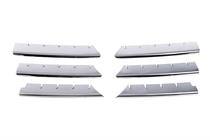Renault Megane II 2004-2009 Cubiertas de Parrilla Cromadas (Modelo 2004-2006, 6 piezas, Acero Inoxidable) Carmos - Acero Inoxidable Turco foto 3