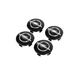 Tapacubos centrales 55/43mm op5543b (negro, 4 uds) foto 1