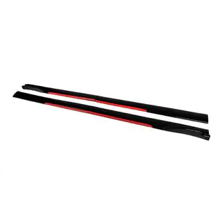 Extensiones universales de faldones laterales Niken Red (ABS) (4uds) foto 2