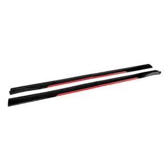 Extensiones universales de faldones laterales Niken Red (ABS) (4uds) foto 4