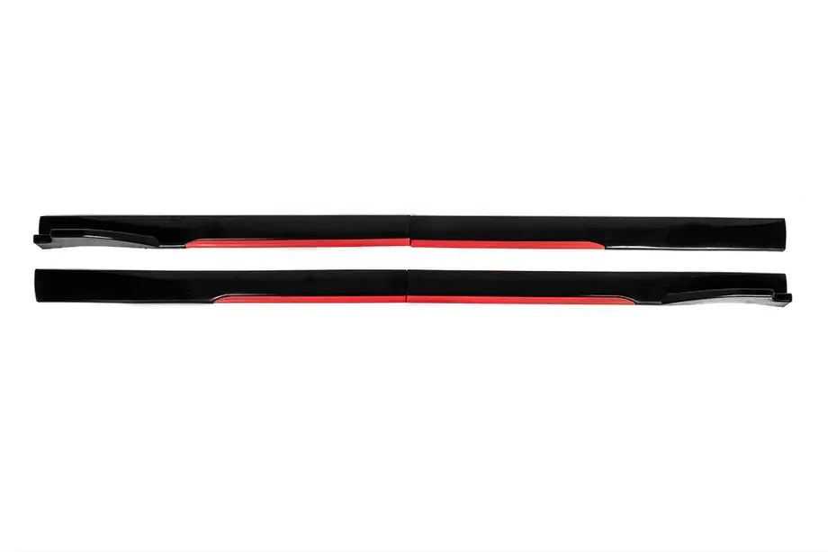 Extensiones universales de faldones laterales Niken Red (ABS) (4uds) Foto 3