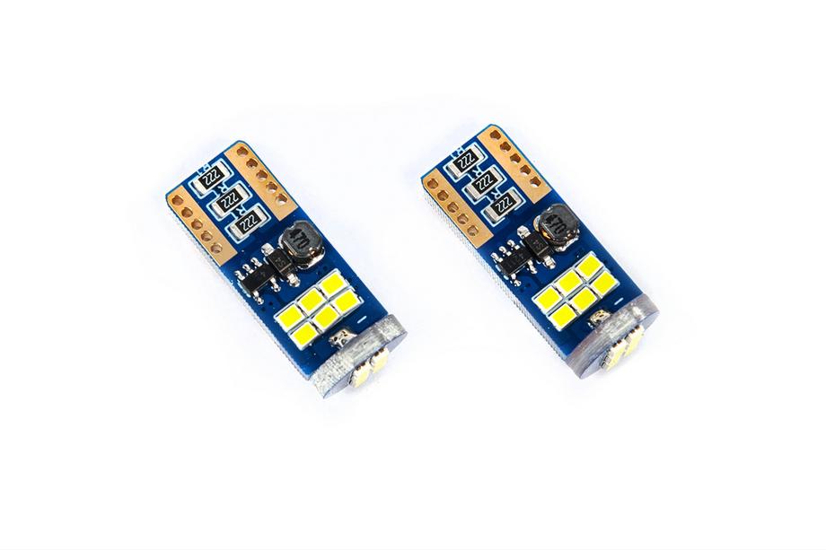 Bombilla de señal Niken W5W 12V 18 LED (2uds) V-1 Foto 2