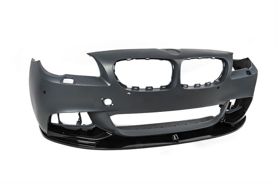BMW 5 Series F10/F11 2010–2016 Splitter delantero DPT Lip V-1 (para M-Performance, negro brillo) Foto 11