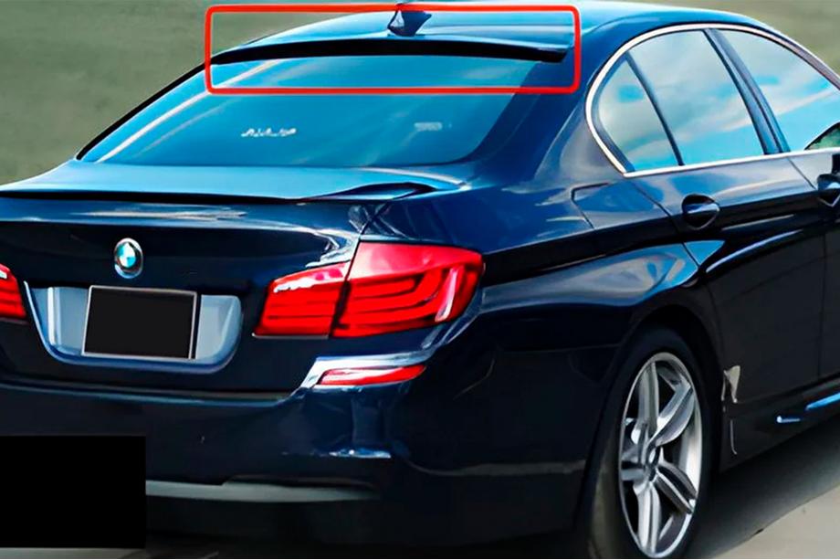 BMW 5 Series F10/F11 2010–2016 Alerón trasero DPT (para F10, Negro Brillante) Image